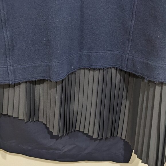 Derek Lam | 10 Crosby 2-In-1 Sweatshirt Dress With Pleated Underpinning - Picture 14 of 16